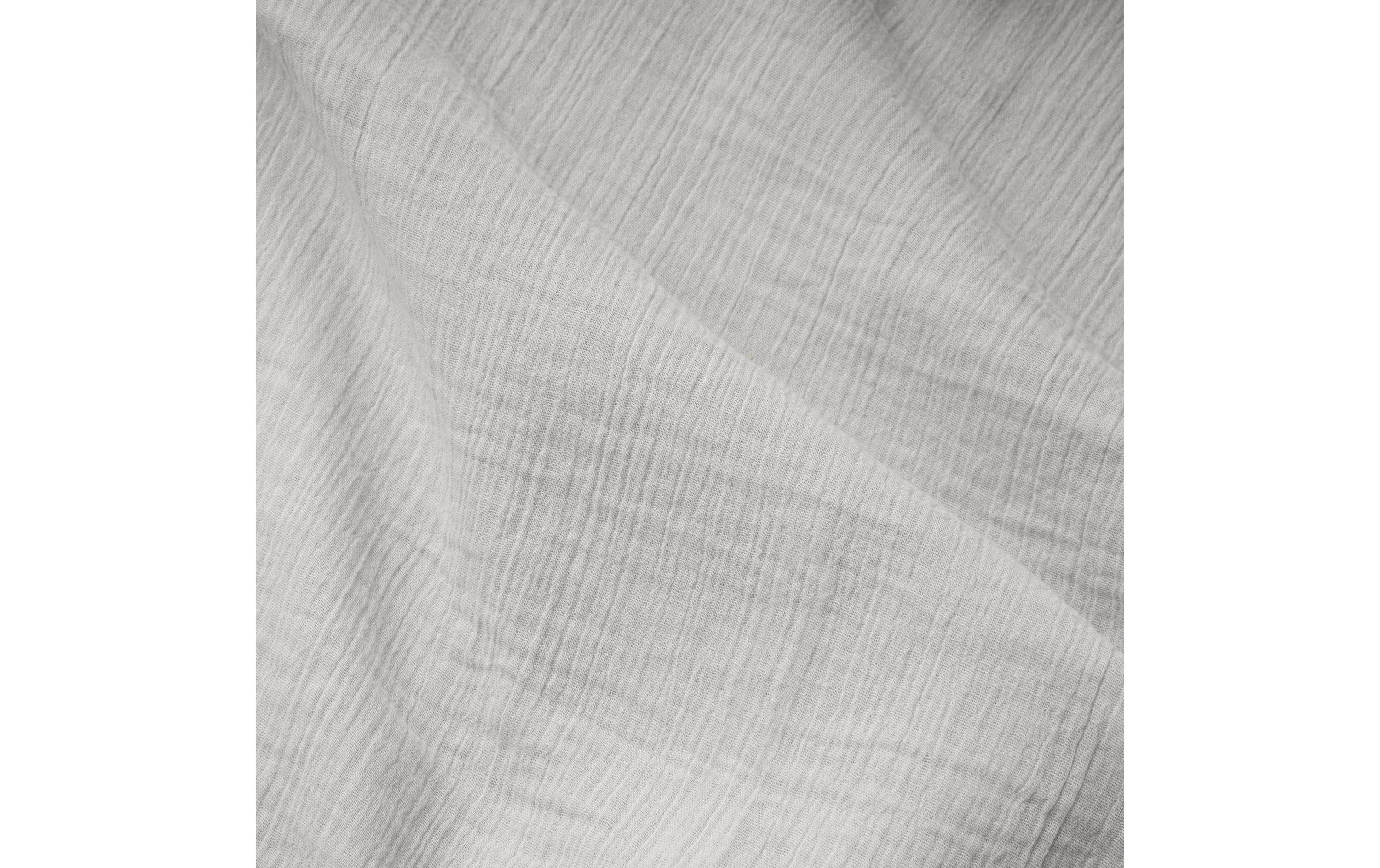 Kinderbettwäsche Musselin Grau 100 x 135 cm + 40 x 60 cmMusselin-Bettwäsche