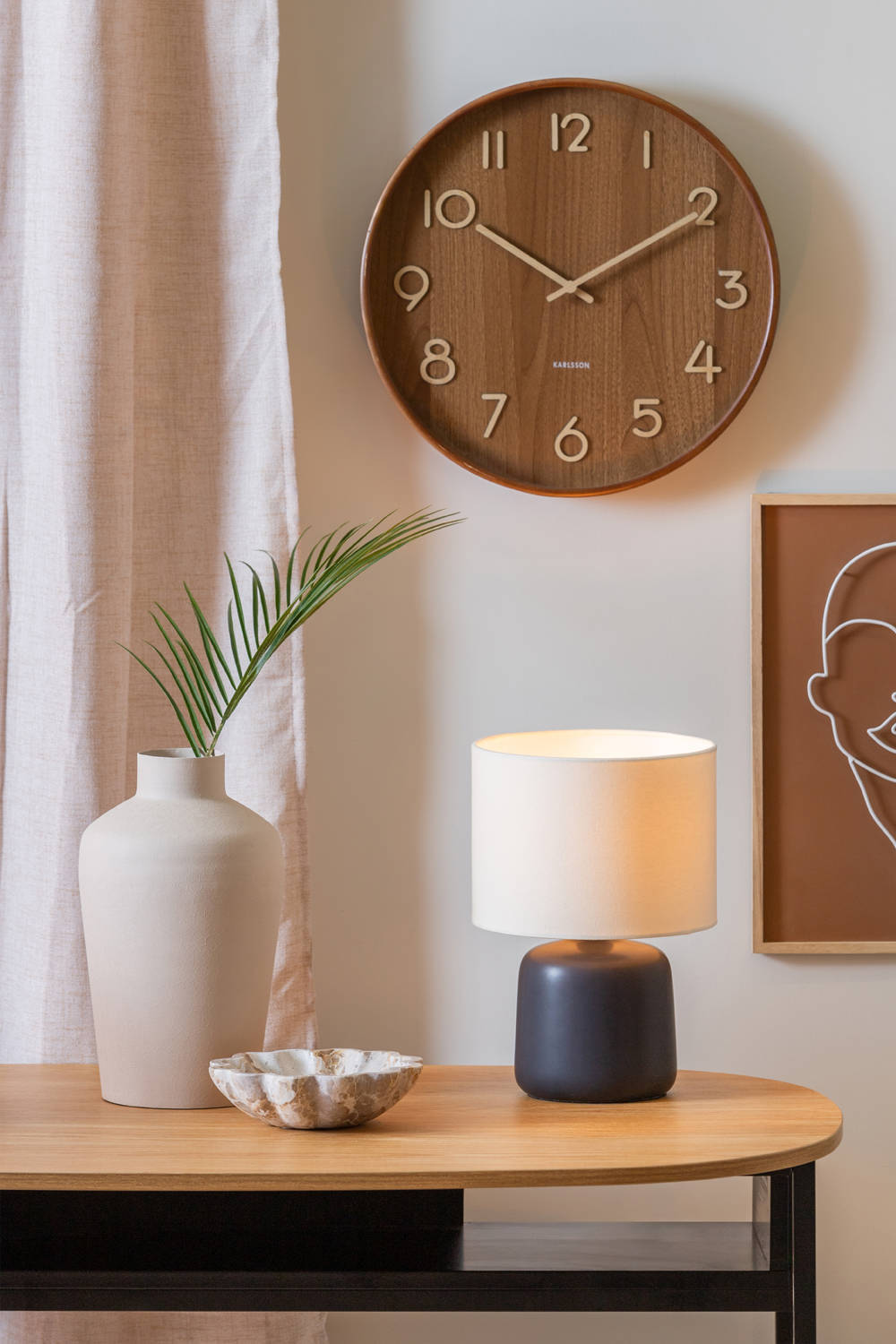Leitmotiv tafellamp Alma (Ø25 cm)