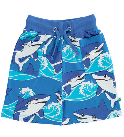 Småfolk Shorts - Brillant Blue m. Haie