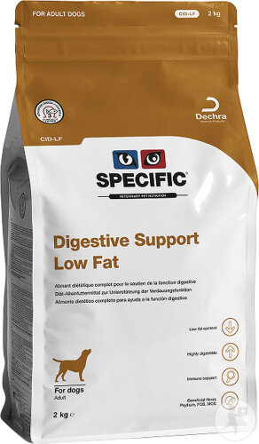 Specific CID-LF Digestive Support Low Fat Fonction Digestive Chiens Adultes 2kg