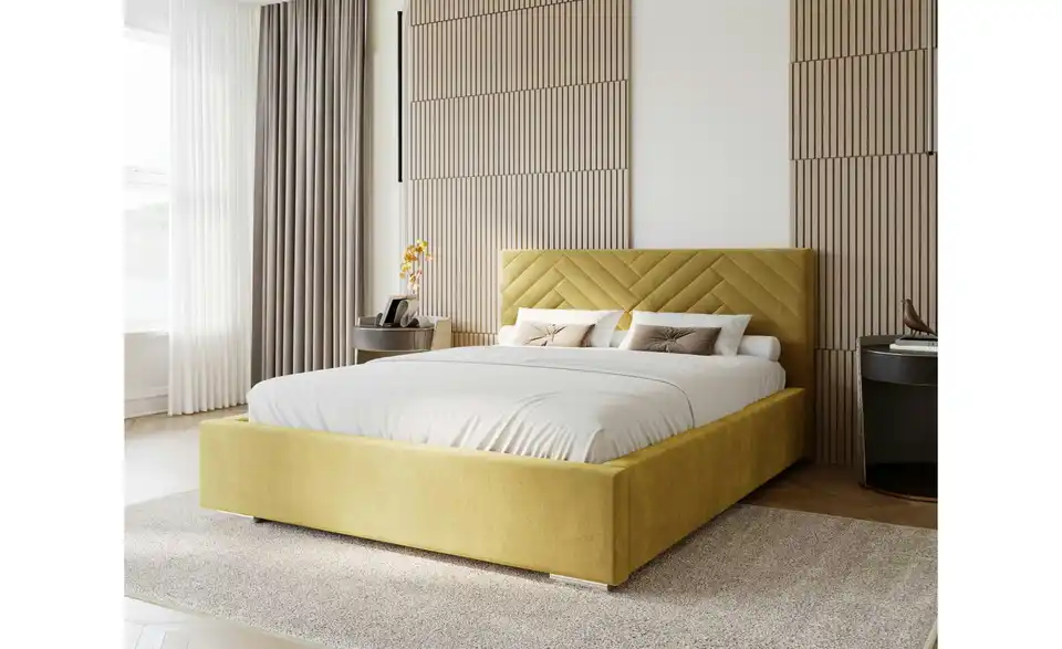Polsterbett Aura 140x200 cm Beige