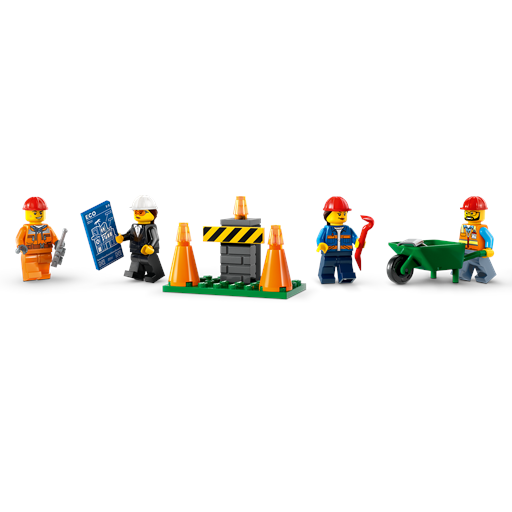 LEGO City Entreprenørmaskiner Og Nedrivningskran - 60391