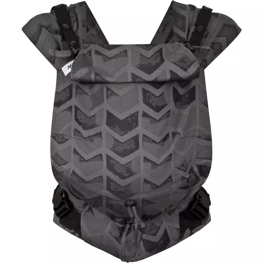 Hoppediz Neugeborenen Babytrage Primeo Jacquard Amsterdam Black