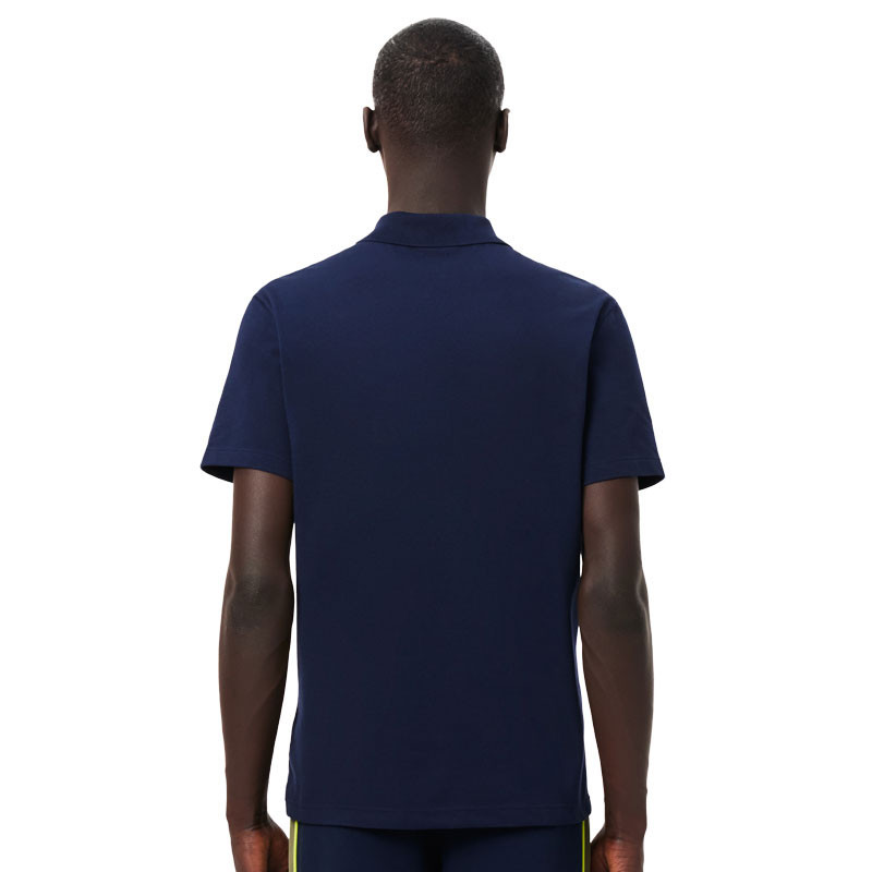 Polo Lacoste Regular Coton bleu marine