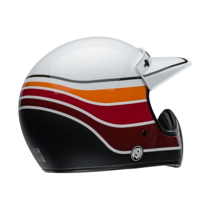 Casque Bell MOTO-3 RSD SADDLEBACK - Blanc / Noir
