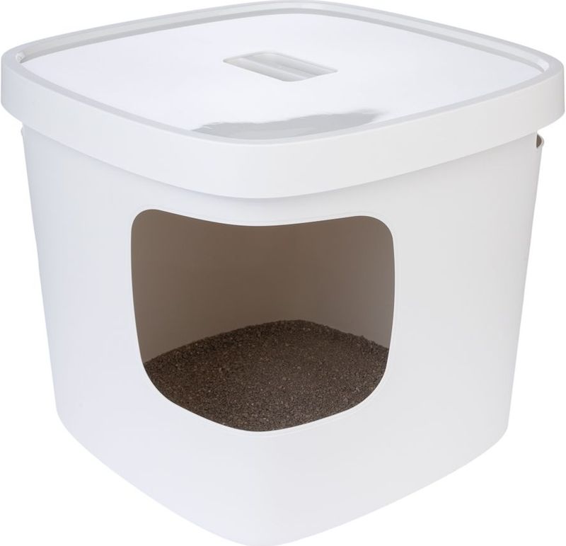 TIAKI - Devon - Kattenbak - Wit - Met Kap