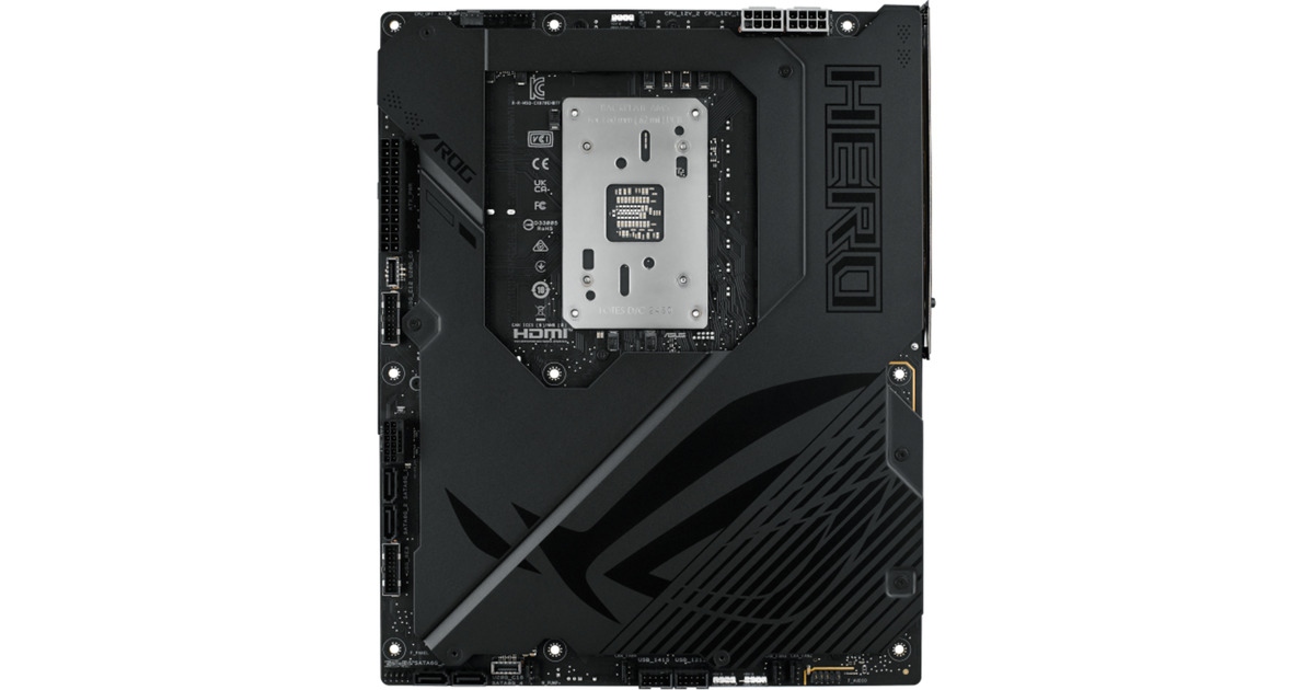 ASUSROG CROSSHAIR X870E HERO BTF socket AM5 moederbord  (5Gb-LAN, 2.5Gb-LAN, Wi-Fi 7, BT, Sound, ATX)