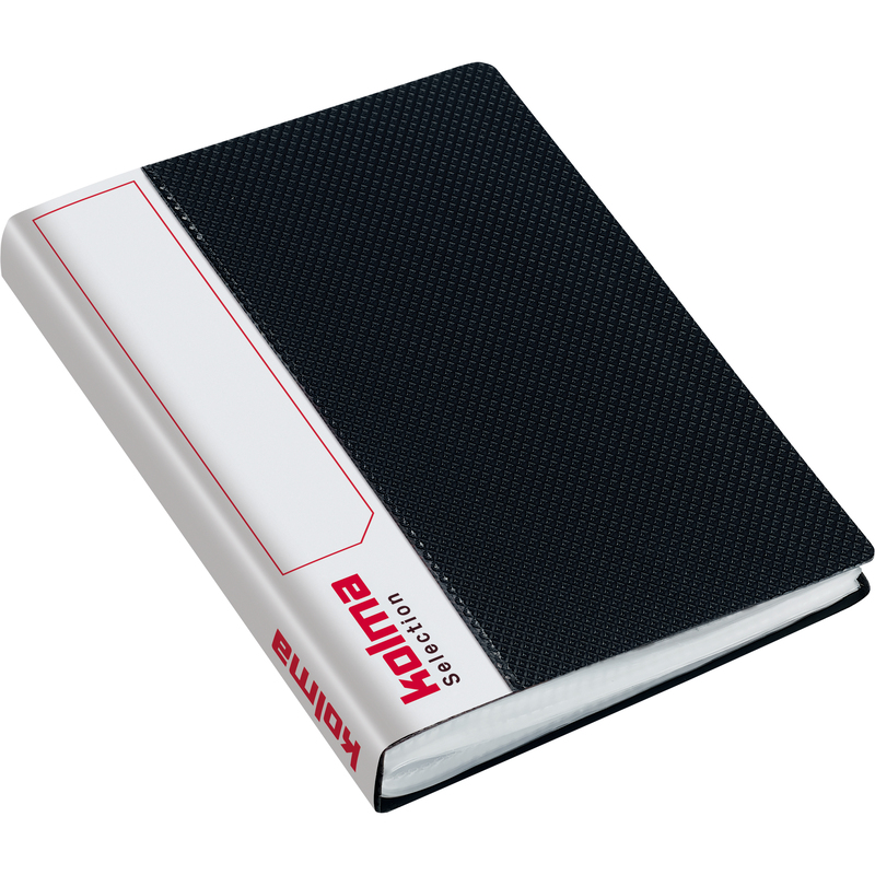 Kolma Sichtbuch Selection, 40 Taschen, A5, schwarz