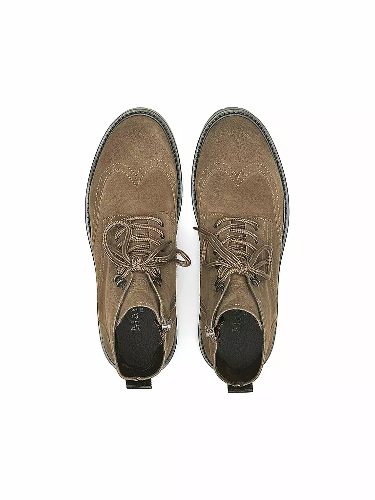 MARC O'POLO Schnürboots hellbraun
