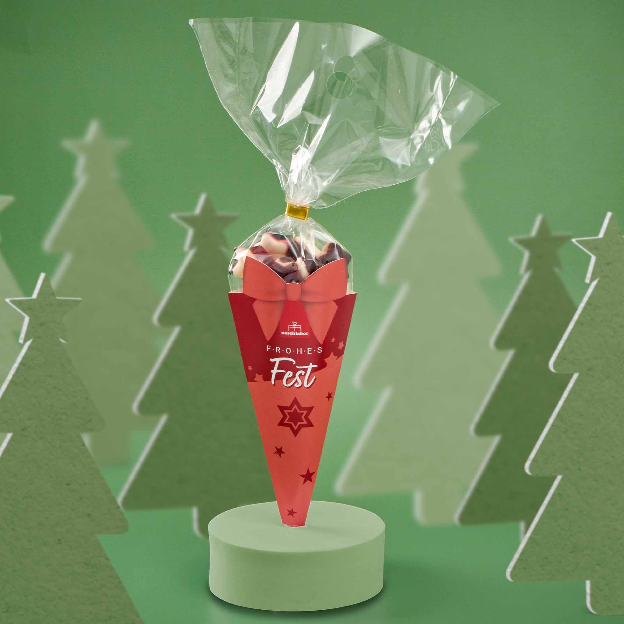 naschlabor 4er Set Weihnachtliche Fruchtgummi und Marshmallow