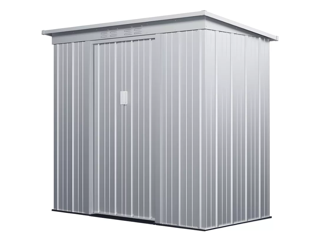 Abri de jardin métal en acier galvanisé gris 2,32 m² ACAMAR