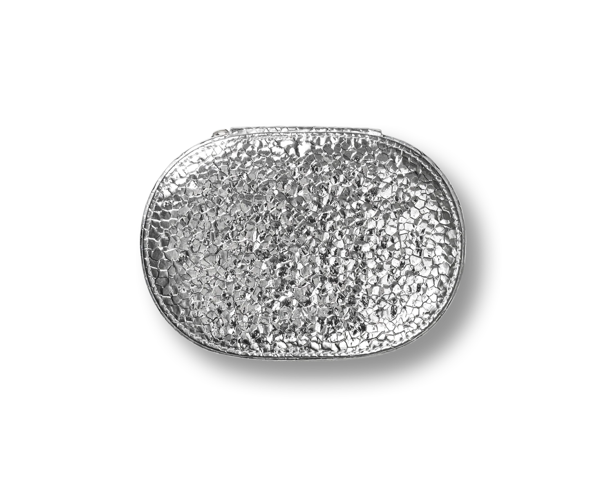 DAY ET  Day Disco Zip Oval smykkeskrin, large - sølv