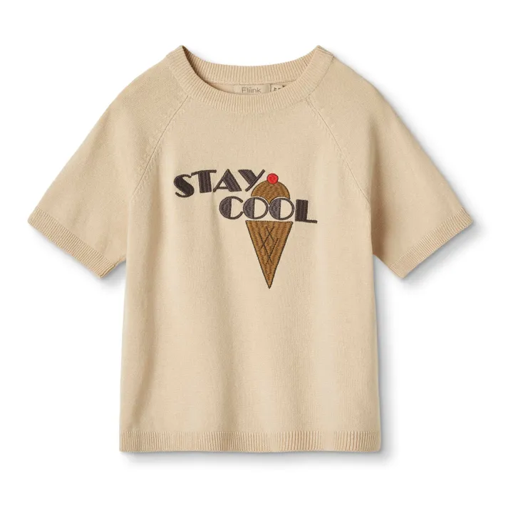 Fliink T-Shirt Favo Ice | Crème