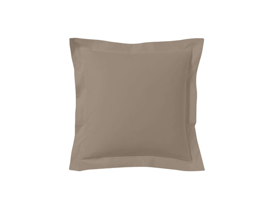 TERRE DE NUIT - Taie d'oreiller Lot de 2 taies d'oreillers biscuit 100% coton 65x65 cm