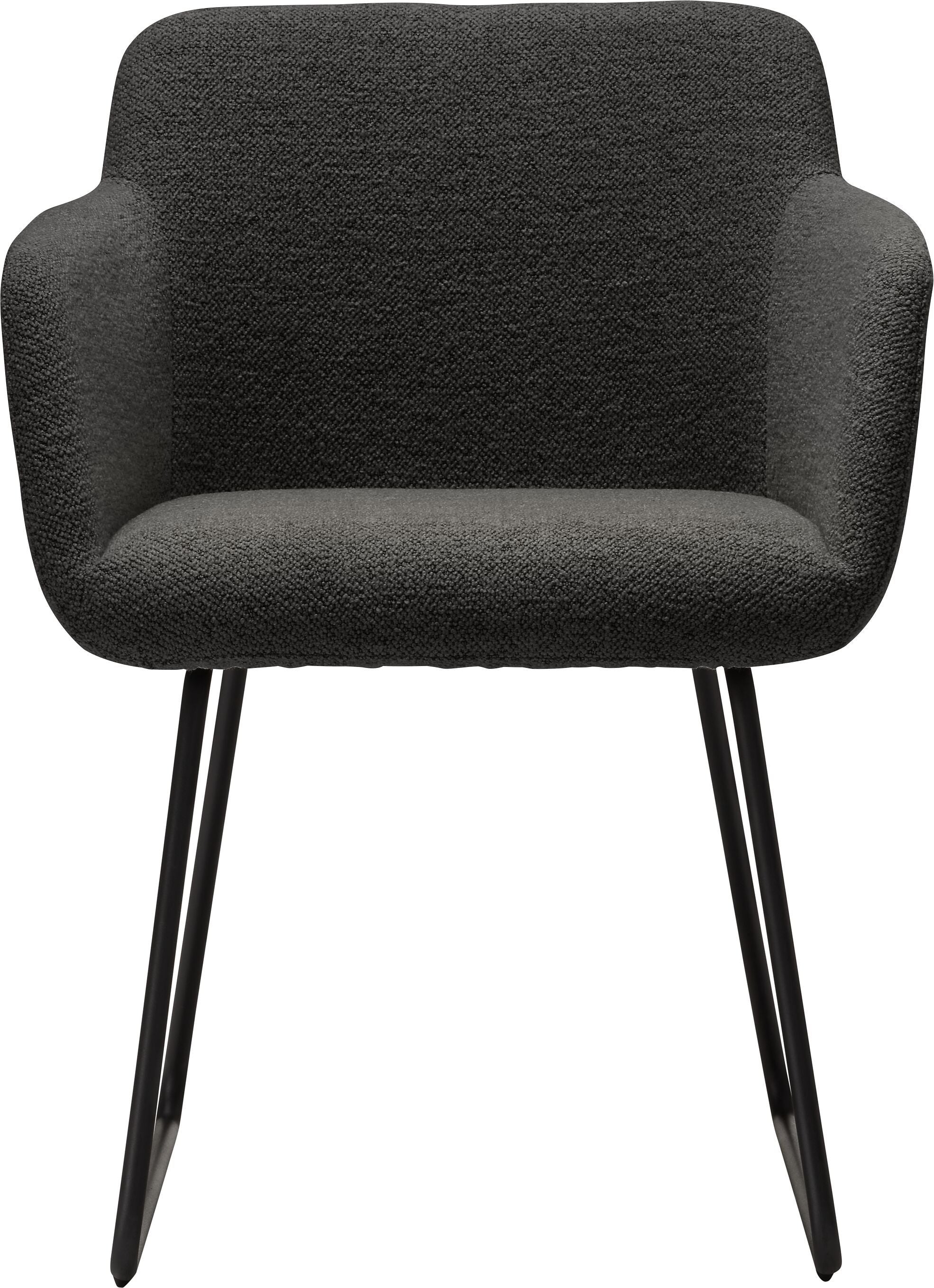PECORA Stuhl - Anthrazit / B: 57.5 cm x T: 58.0 cm x H: 76.0 cm