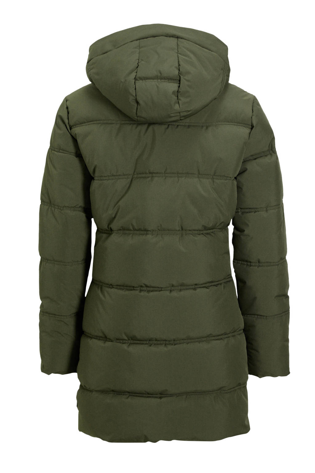 anytime gewatteerde winterjas khaki
