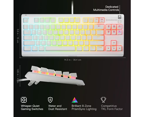SteelSeries Apex 3 TKL White ND