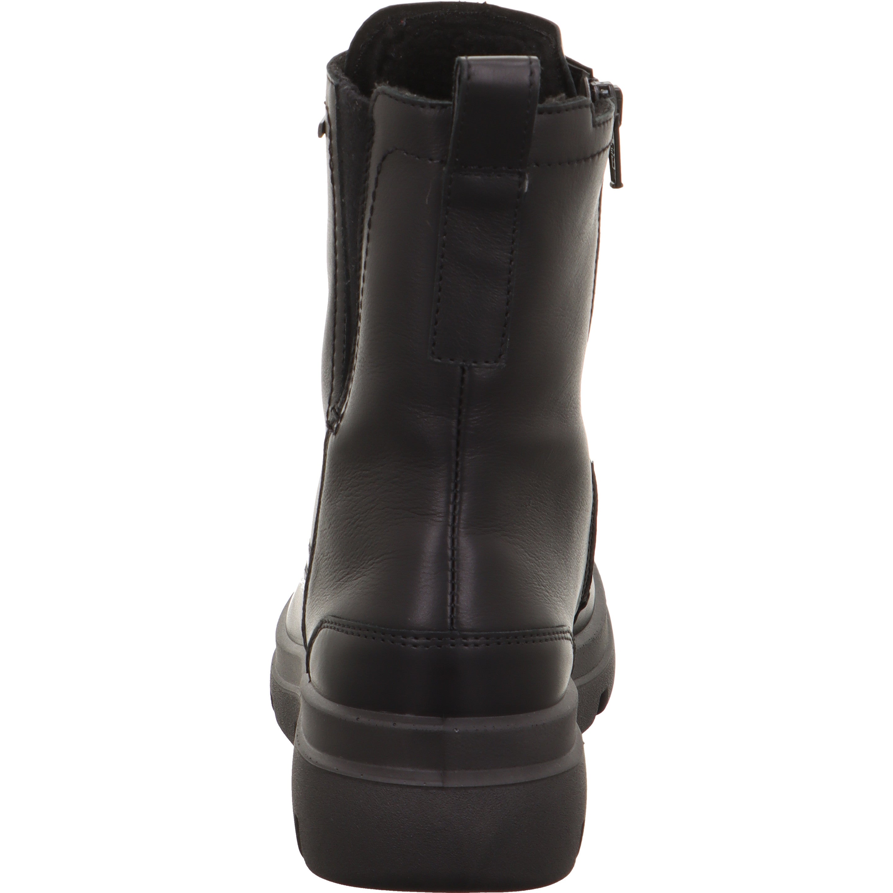 legero ANGELINA Damen  Schnürboots mit Reißverschluss - Farbe: Schwarz - Größe: 4.5