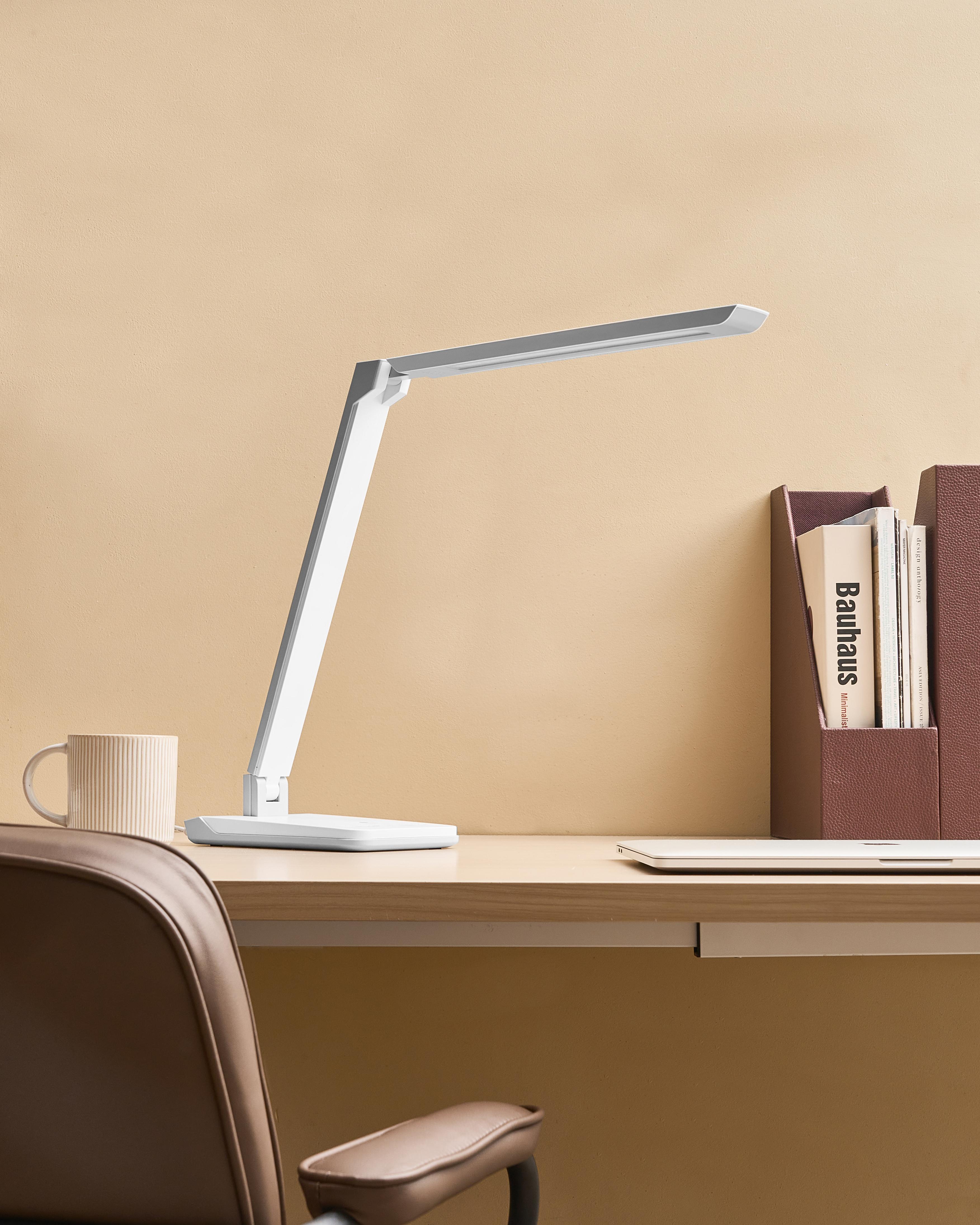 LED bureaulamp PICTOR met dimmer Wit
