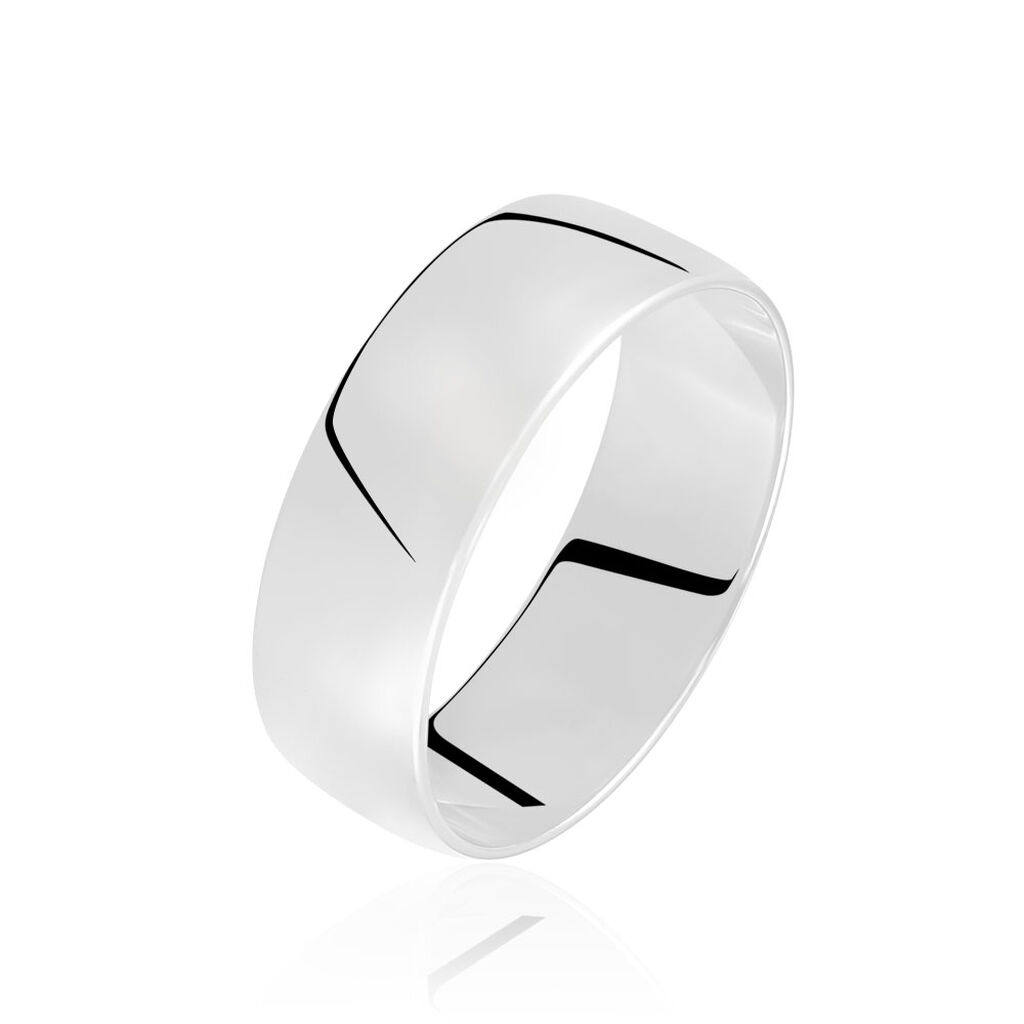 Alliance Julie Ruban Plat Or Blanc