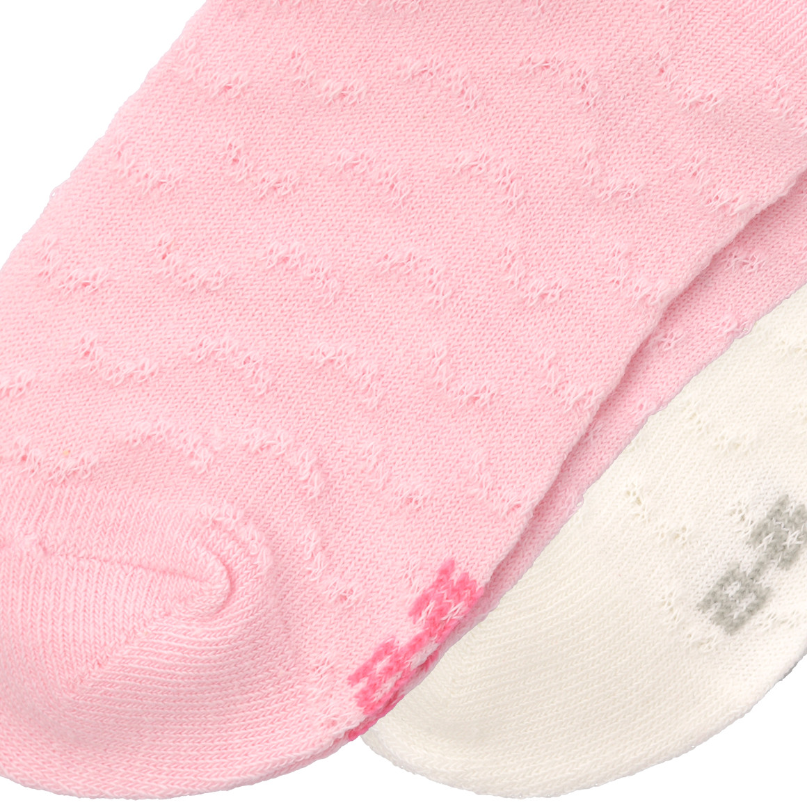 Topolino 2 Paar Mädchen Sneaker-Socken mit Rüsche weiss