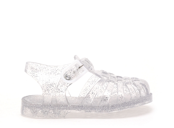 Meduse mules et sabots enfant sun argent