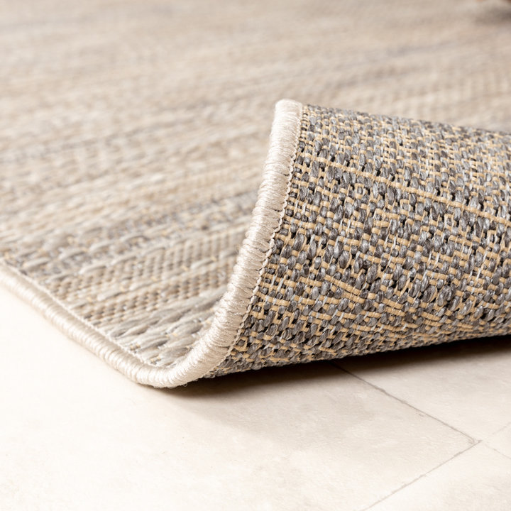 Buiten vloerkleed - Zanzi Melange Zand | Natuurlijk design!