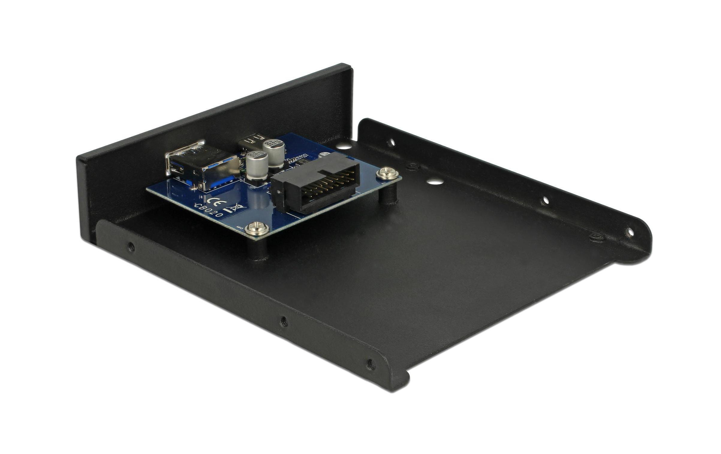 Front Panel USB Type-C USB Typ-A 5 Gbps 3.5″ SchachtDelock 3.5