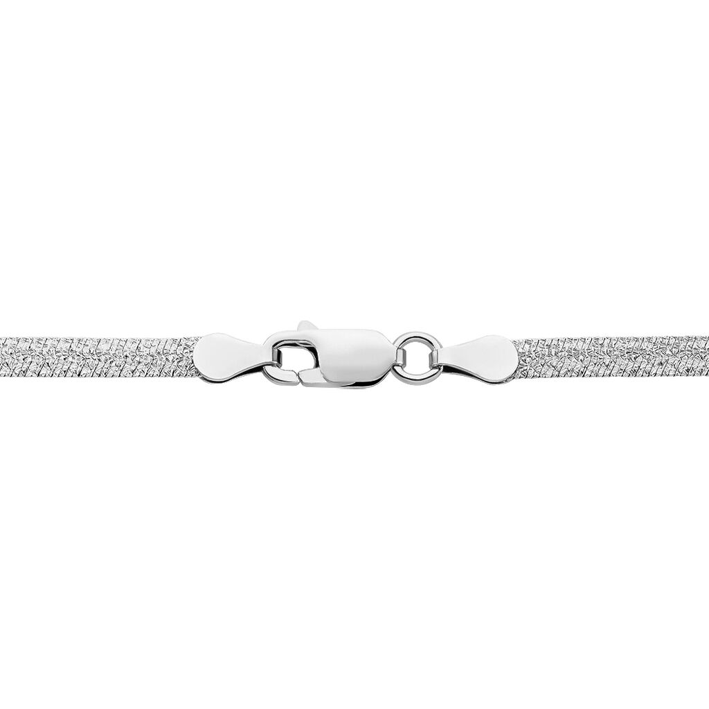 Collier Zoubeida Argent Blanc