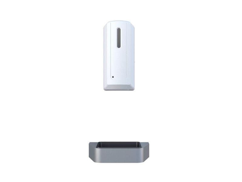 Multibrackets Desinfektionsmittelspender Hygienebox Wand we MB Hygienebox Wandmontage, weiss / 9622 Infrarot Auto-Sensor 0-12 cm, 1 Liter Tank, ABS