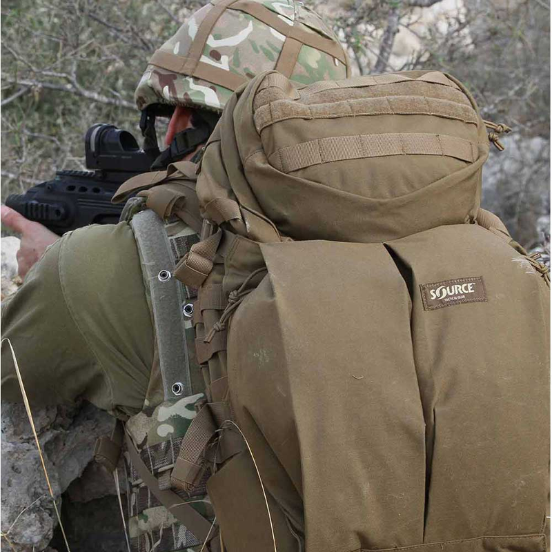 Source Tactical Double D 45 zwarte rugzak met waterzak