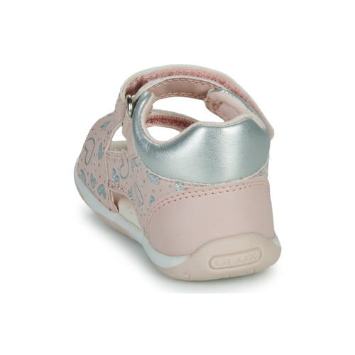 Geox - B SANDAL TAPUZ GIRL - Rose / Argenté