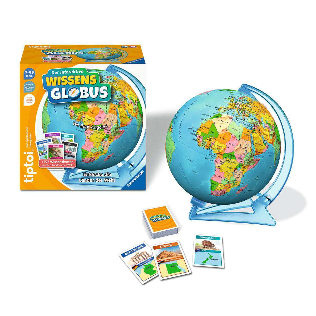 Ravensburger Spiel tiptoi® Der interaktive Wissens-Globus