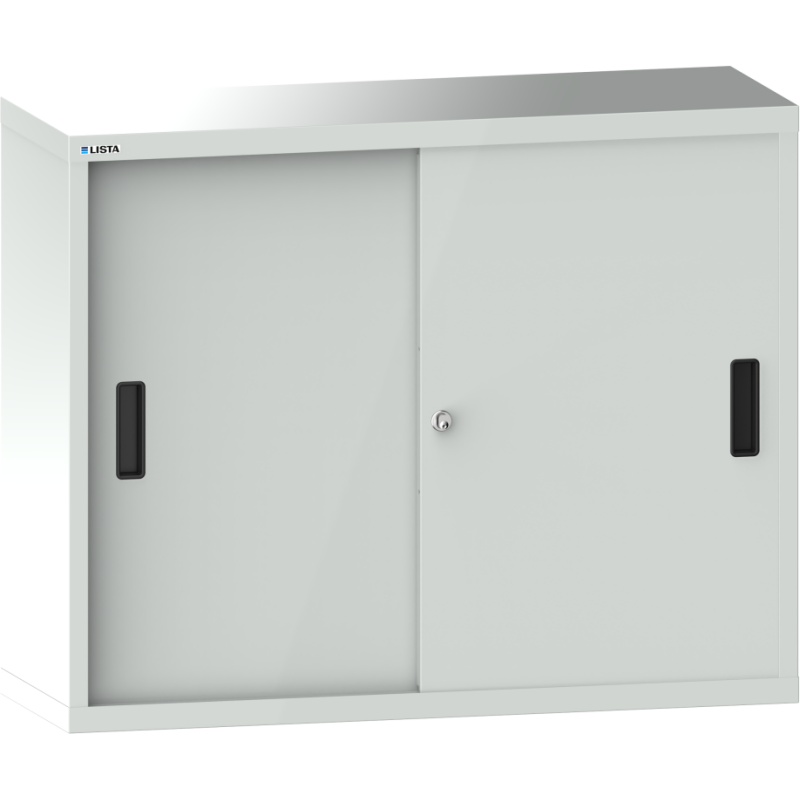 Armoire suspendue à portes pleines Lista - H 80 x L 100 x P 35 cm