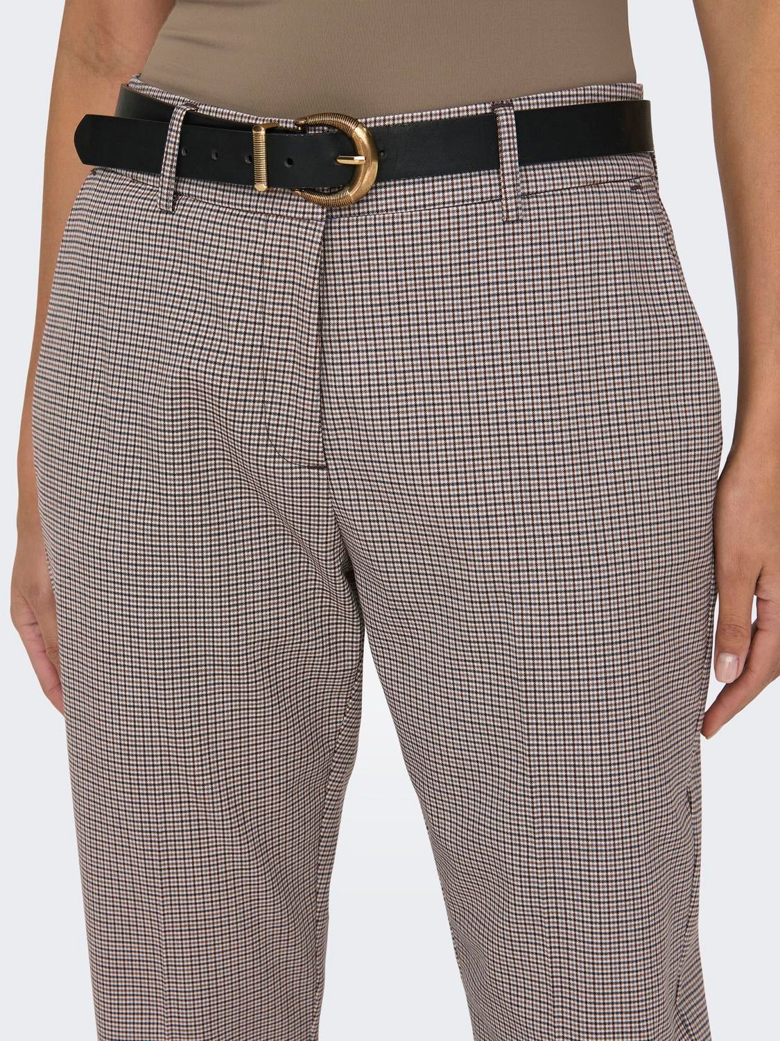 ONLVERONICA-JOSS Hohe Taille Normal geschnitten Hose Pumice Stone