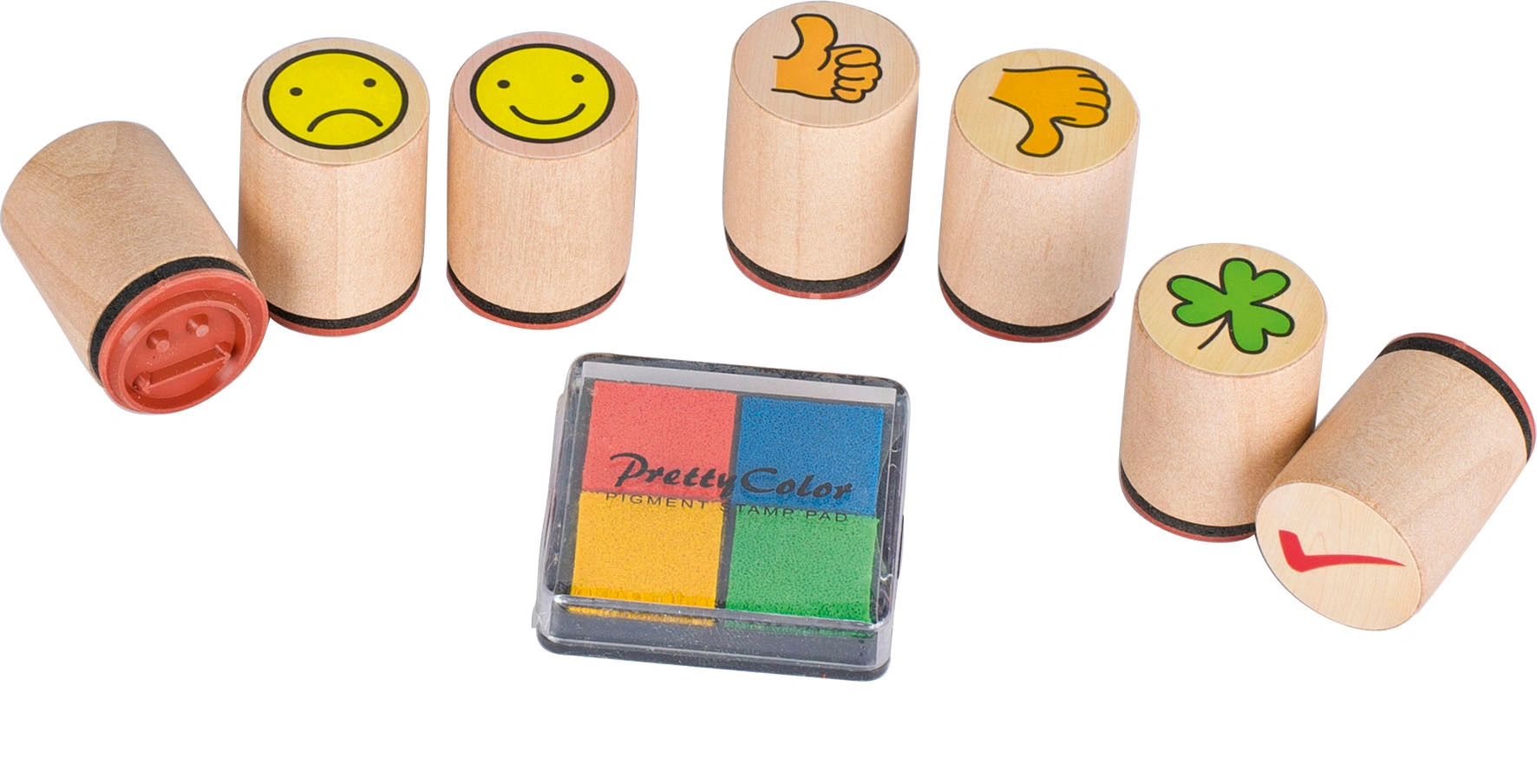 Stempel-Set MOTIVATIONSSTEMPEL 8-teilig in bunt