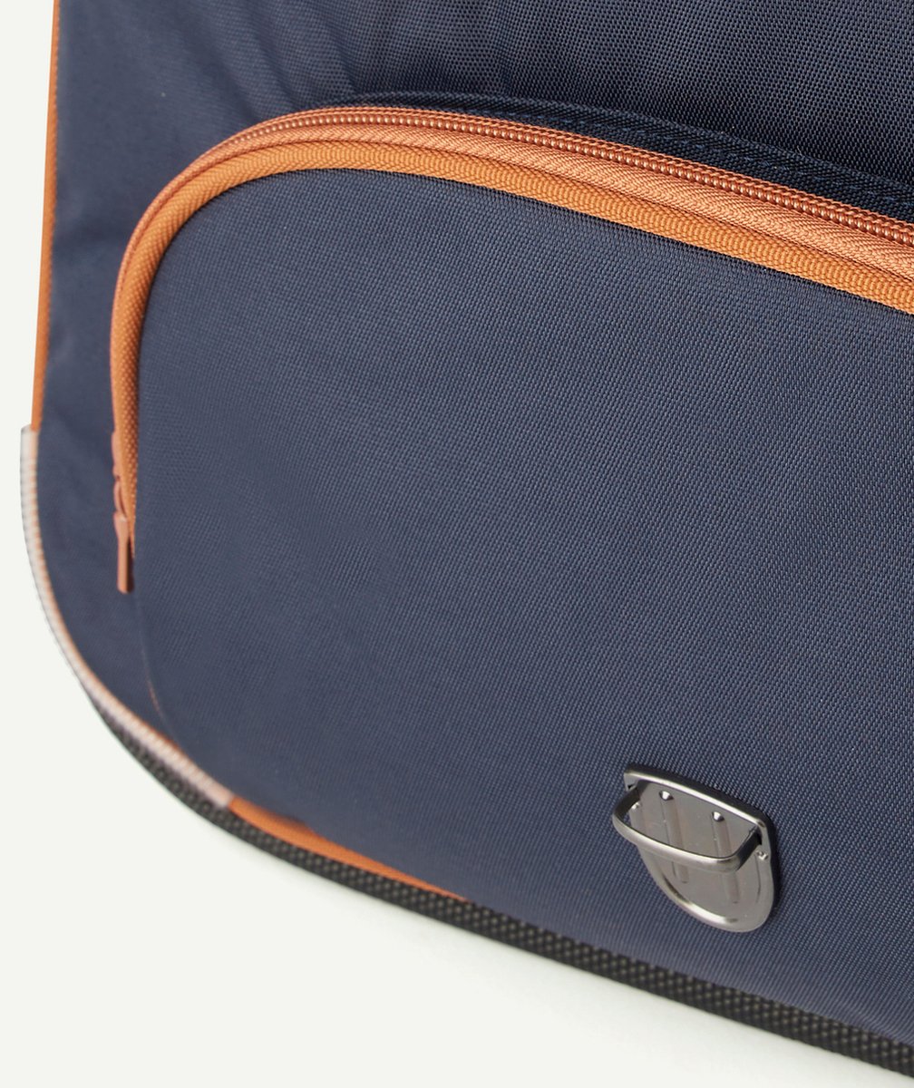 TANN'SLE CARTABLE BICOLORE BLEU ET KAKI