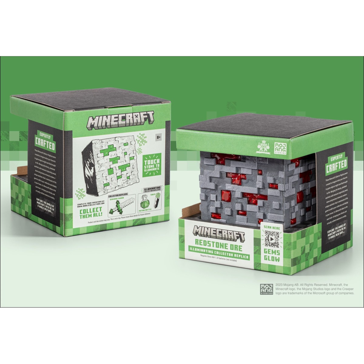 Minecraft Redstone Ore dekorativt lys