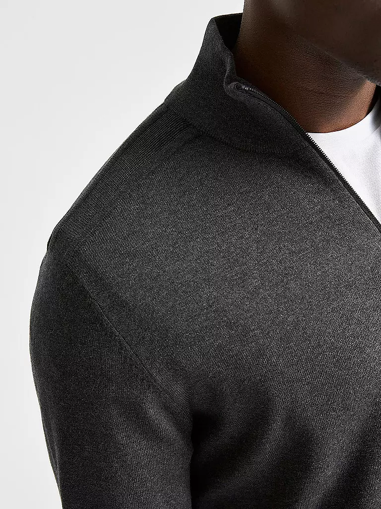 SELECTED Strickjacke grau