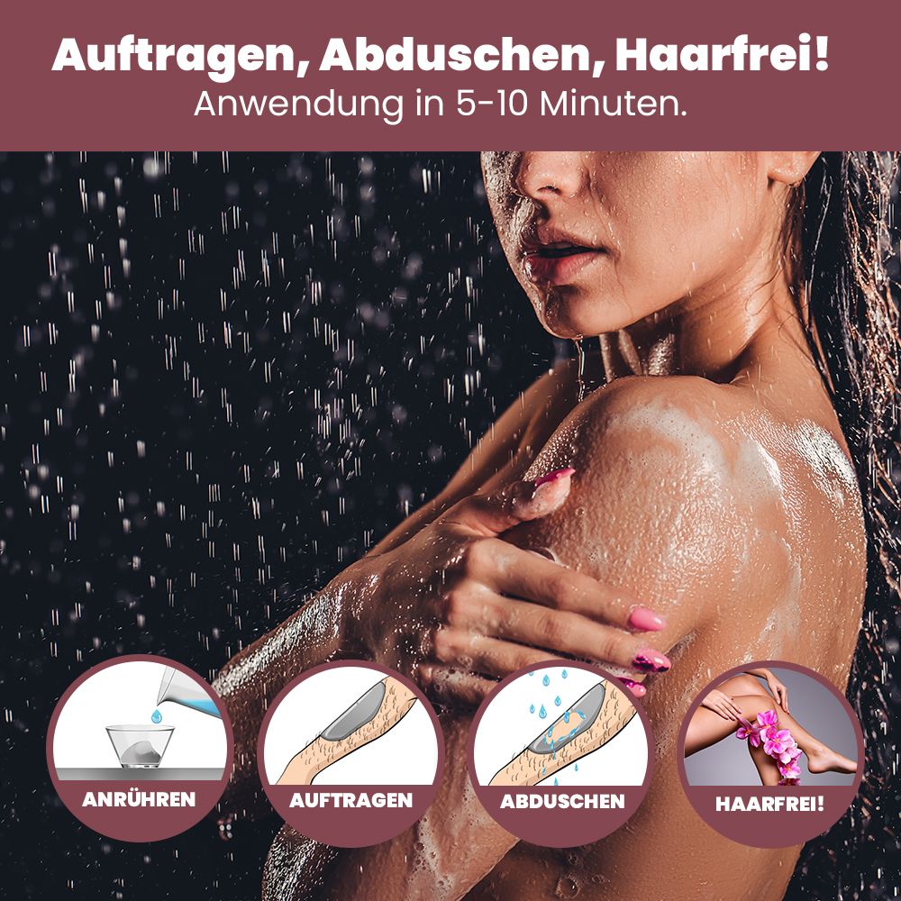 ARTE FIORI - Capillum AMOVE Aloe Vera 300g Enthaarungscreme Pulver für Körper & Intimbereich