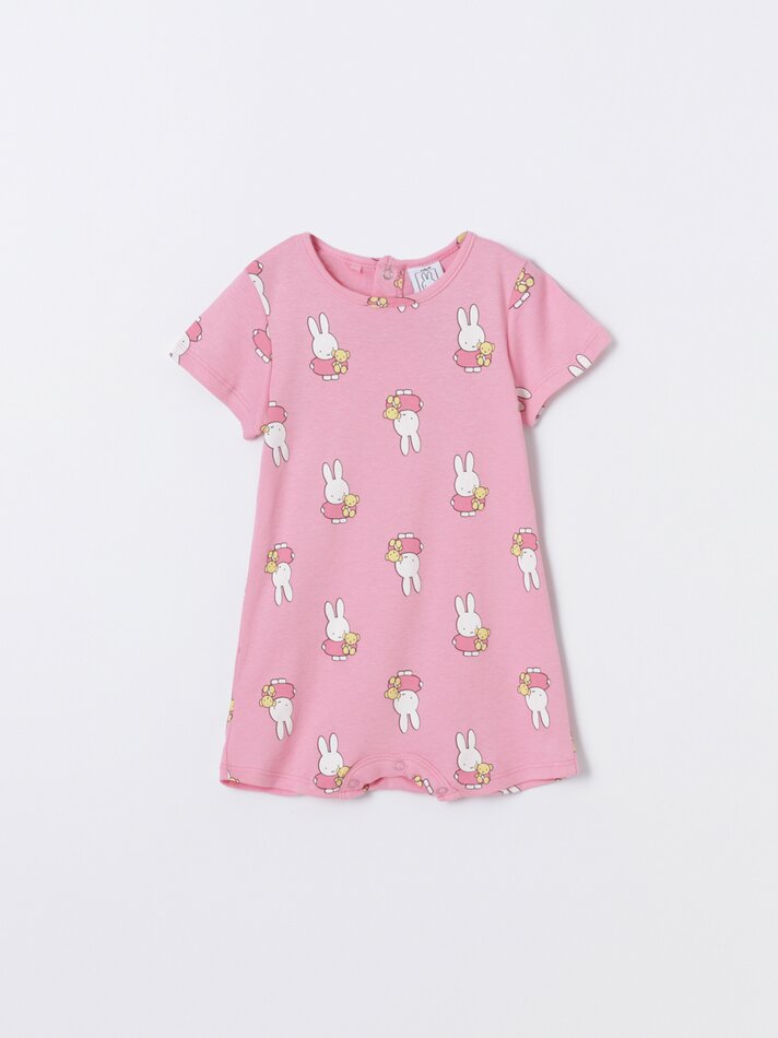 Conjunto com 2 pijamas estampados da Miffy - Laranja Claro