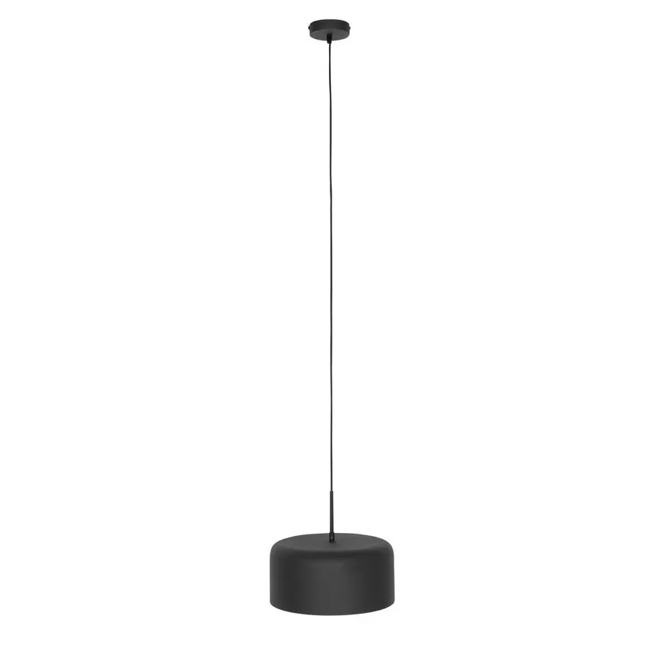 Qazqa hanglampen jinte zwart e27