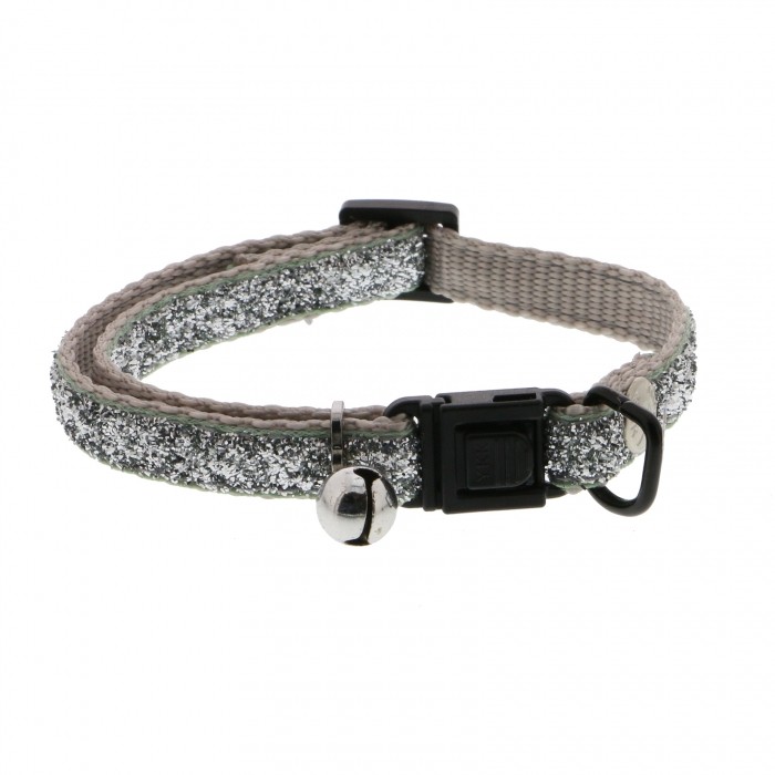 Collier paillettes avec grelot