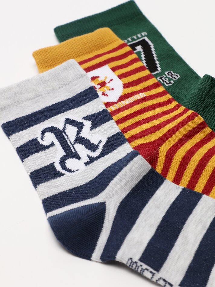 Pacote com 3 pares de meias Harry Potter © &™ WARNER BROS. - Cores variadas