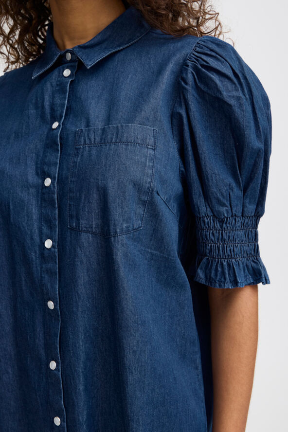 ICHI IHBORGIE DR Washed dark blue