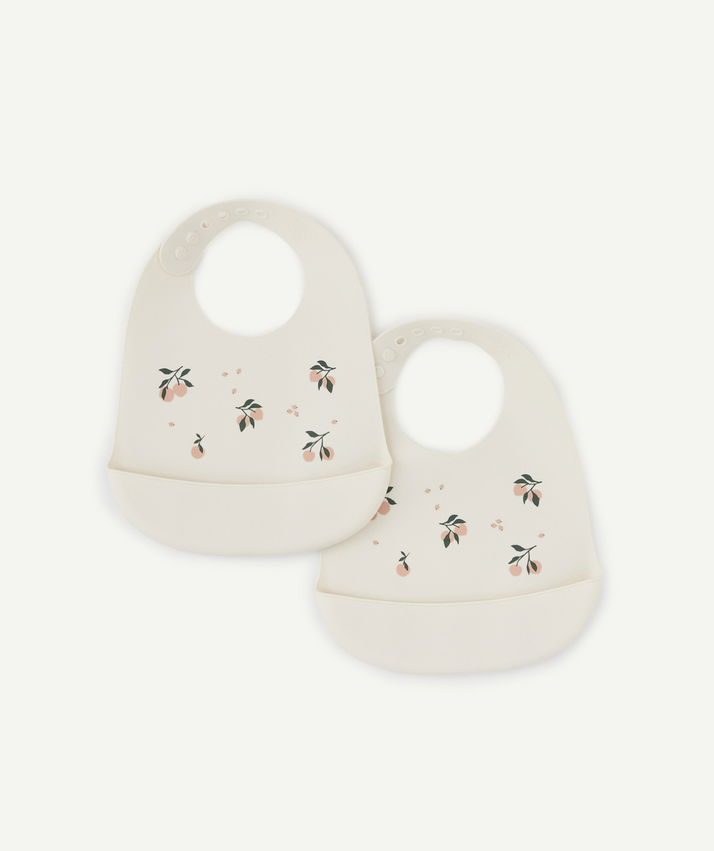 LIEWOODLOT DE 2 BAVOIRS EN SILICONE TILDA PÊCHE