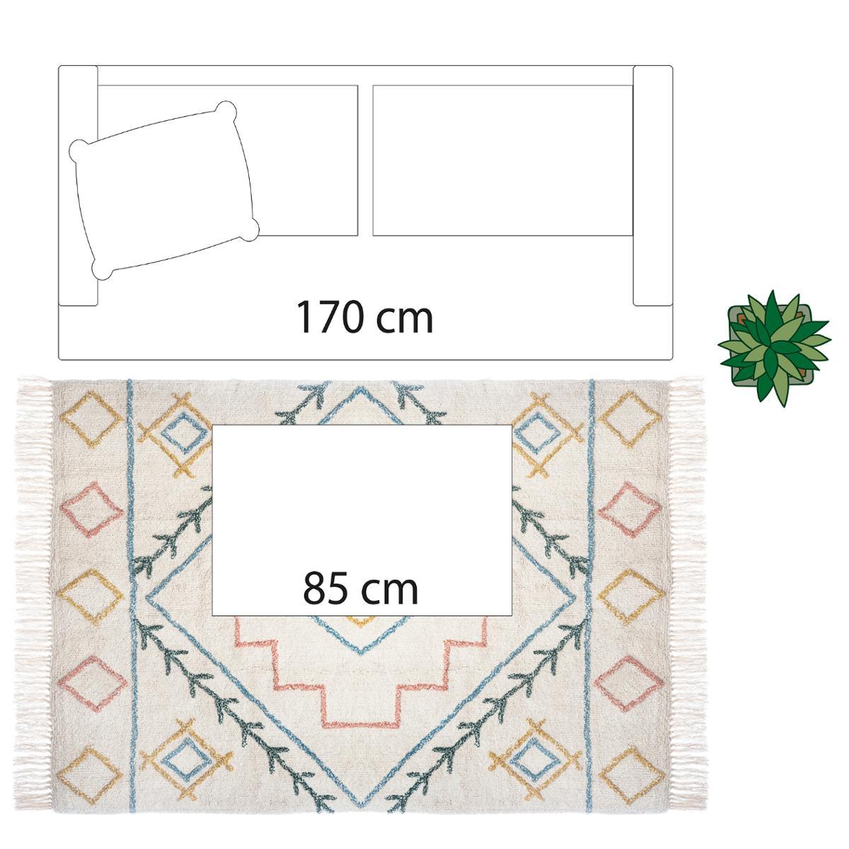 TAPIS TUFT ETNICOLOR D.120X170CM