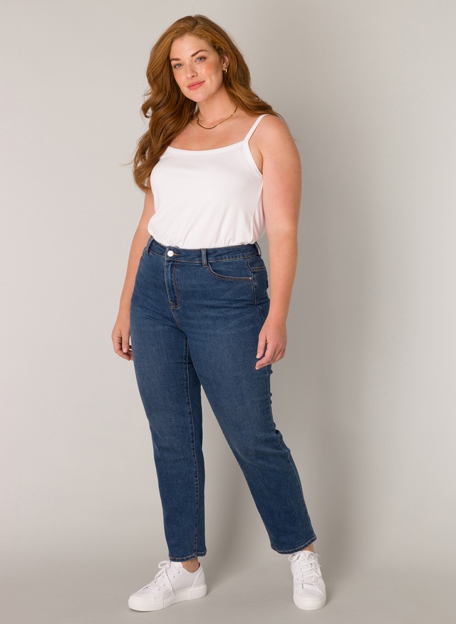 Base Level Curvy Slim-fit-Jeans , in grossen Grössen