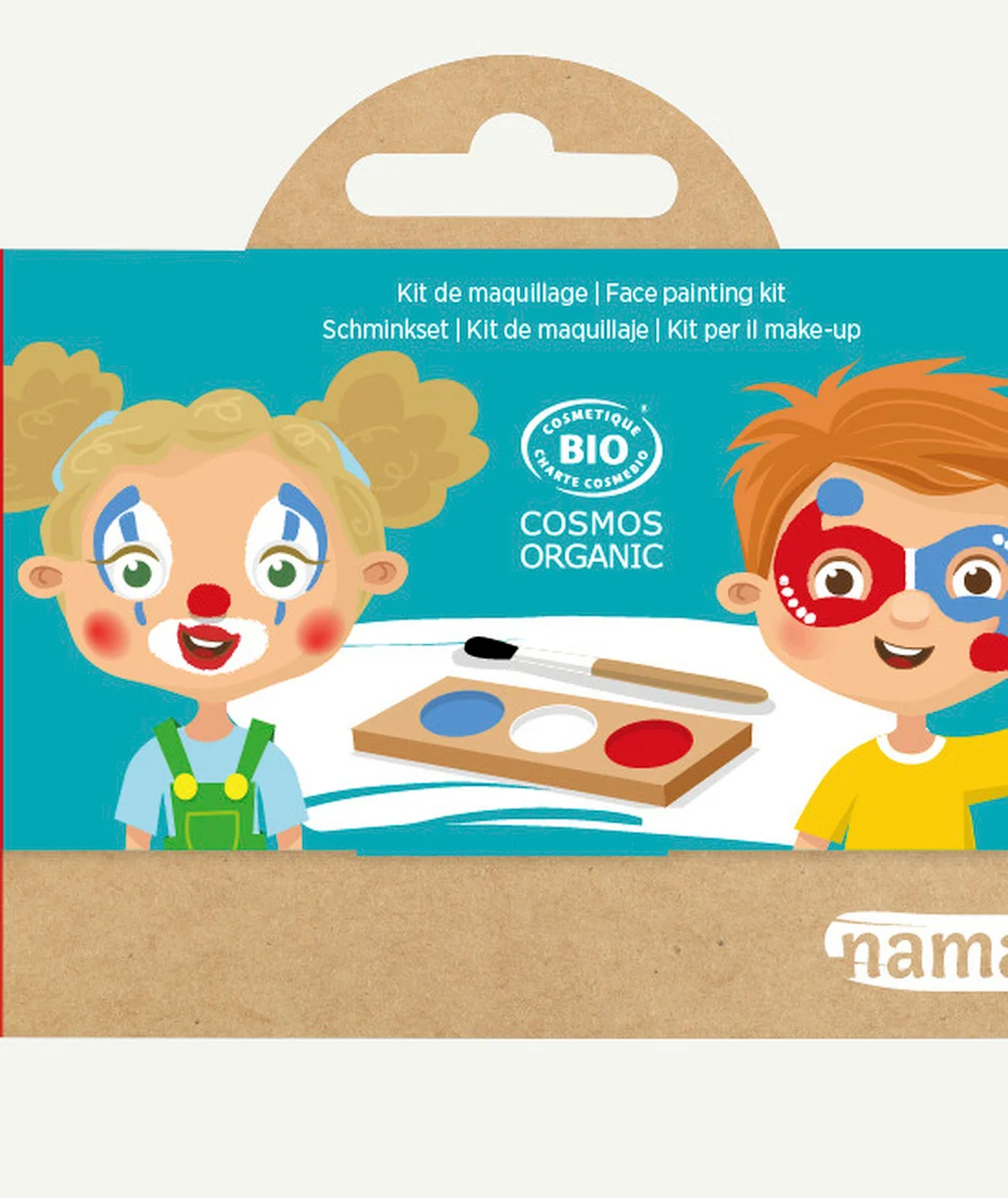 NAMAKIKIT 3 COULEURS CLOWN ET ARLEQUIN BLEU BLANC ET ROUGE