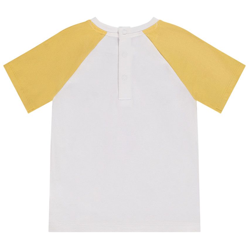 T-shirt manches courtes print Le Roi Lion Disney pour bébé garçon - Jaune